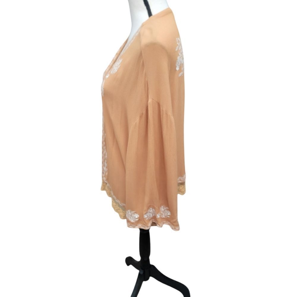 Sundance Boho Belle Embroidered Open Front Kaftan… - image 7